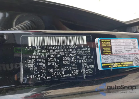 2020 Hyundai Palisade Sel из США, поврежденный, VIN KM8R44HE2LU087699